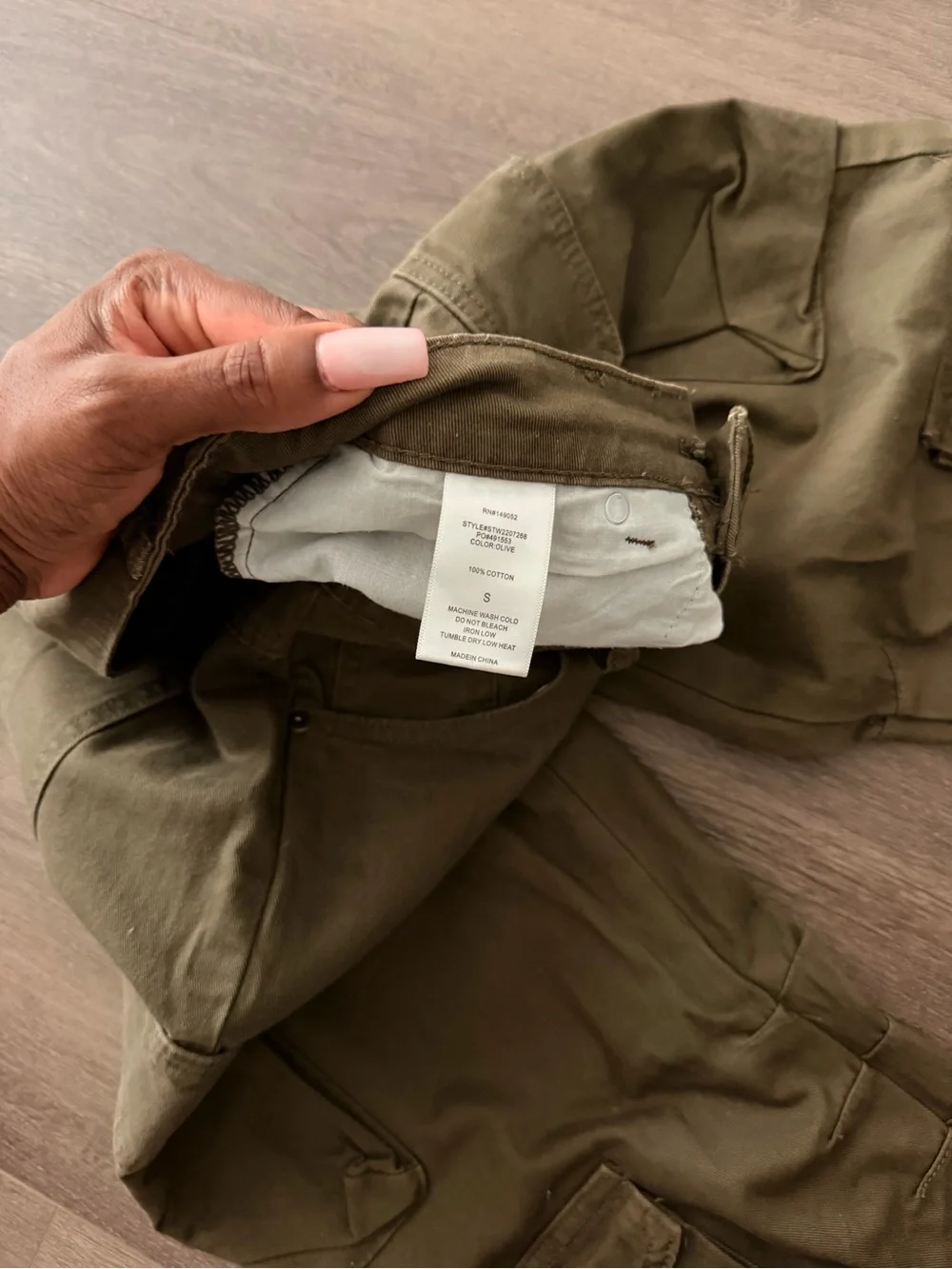 Olive Green Cargo Pants for Men - Multi-Pocket Utility Style
